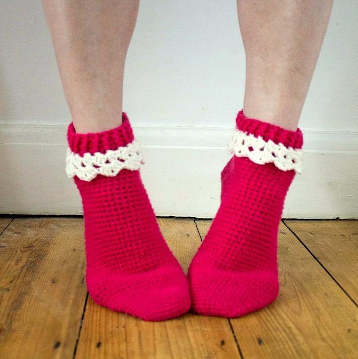 Basic crochet sock - Moochka