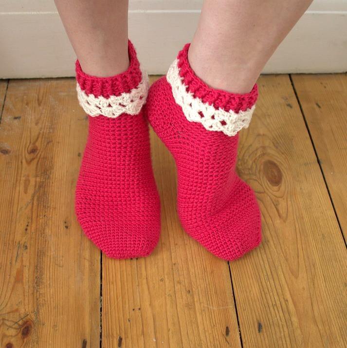 Basic crochet sock - Moochka