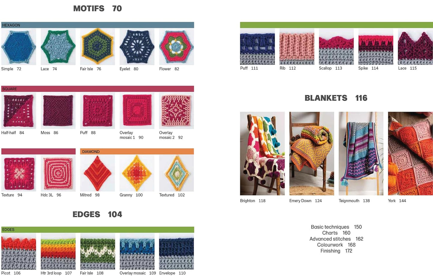 The Crochet Stitch Companion for Blankets and Afghans