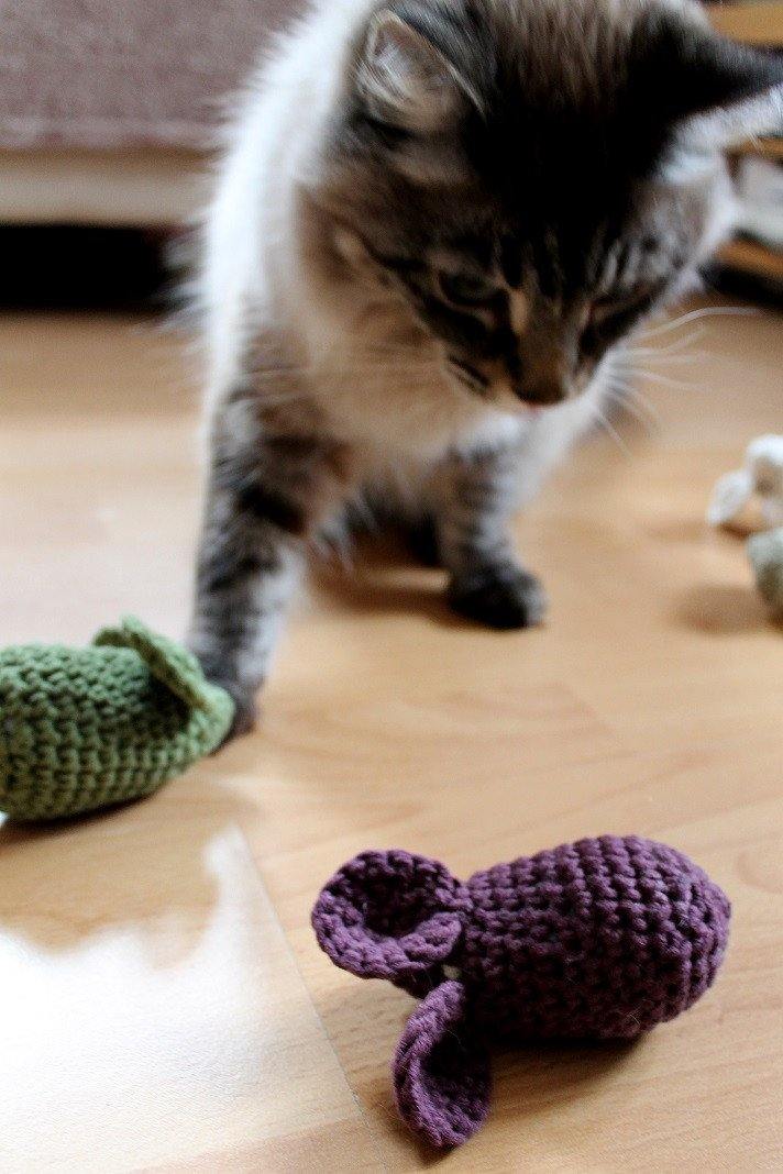Hampton the Mouse (cat toy) - Moochka