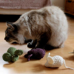 Hampton the Mouse (cat toy) - Moochka