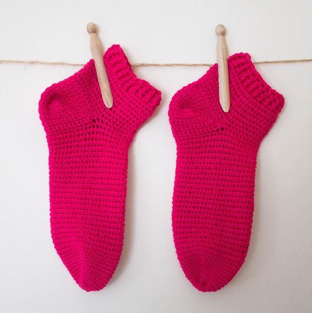 Basic crochet sock - Moochka